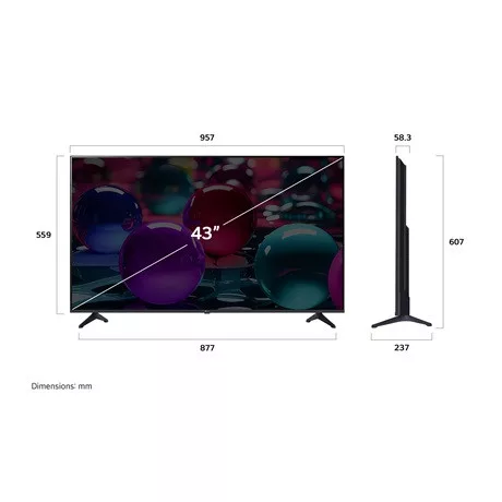 Lg TV 43" 4K UHD SMART LED 43UA73003LA