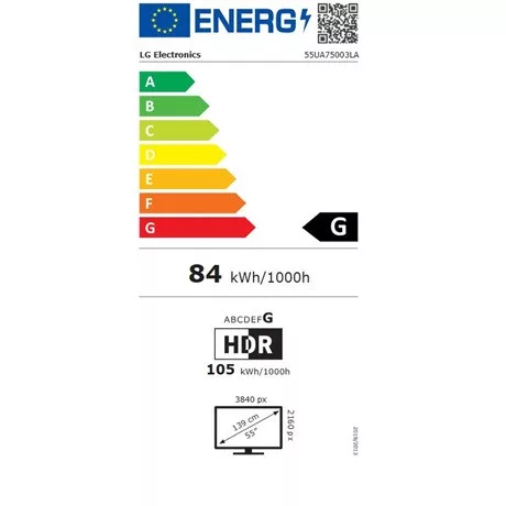 Lg TV 55" 4K UHD SMART LED 55UA75003LA.AEU