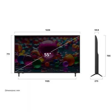 Lg TV 55" 4K UHD SMART LED 55UA75003LA