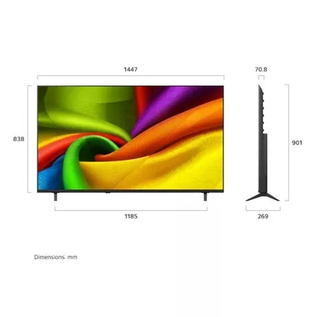 Lg TV 65" 4K UHD NANO AI SMART TV, 2026,DOLBY VISION,WEBOS, 65NU850B3LA.AEU