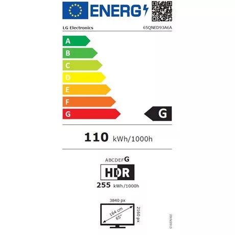 Lg UHD SMART MINI-LED TV 65QNED93A6A