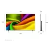 Lg TV 85" 4K UHD NANO AI SMART TV, 2026 WEBOS 85NU850B3LA.AEU
