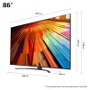 Lg UHD SMART LED TV 86UT81003LA