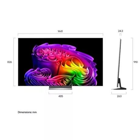 Lg TV 65" 4K UHD OLED EVO AI SMART TV 2026,DOLBY VISION WEBOS OLED65G63LS.AEU