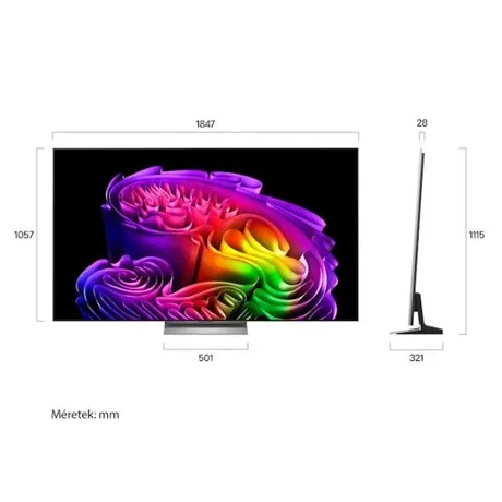 Lg TV 83" 4K UHD OLED EVO AI SMART TV 2026,DOLBY VISION WEBOS OLED83G61LW.AEU