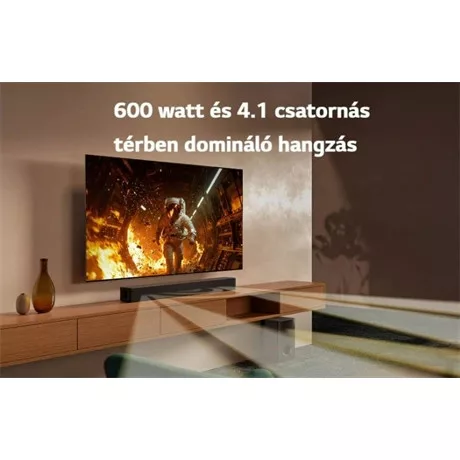 Lg HANGPROJEKTOR 4.1; 600W, vezetékes mélynyomóval SH5A.DEUSLLK