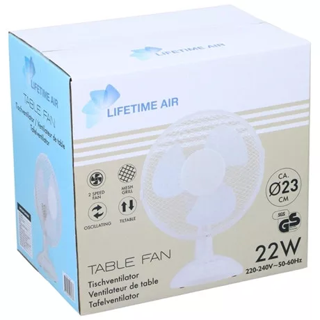 Lifetime Air VENTILÁTOR ASZTALI 23 CM 871125219618