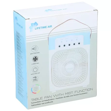 Lifetime Air VENTILÁTOR ASZTALI PÁRÁSÍTÓS 871125243610