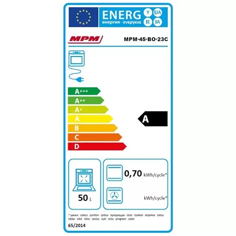 MPM SÜTŐ BEÉPÍTHETŐ MPM-45-BO-23C