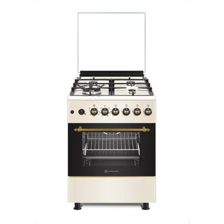 Novacook F6TS40E6 Retro kombinált szabadonálló tűzhely