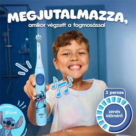 Oral-B GYEREK FOGKEFE + ÚTITOK IO KIDS STITCH 10PO010479
