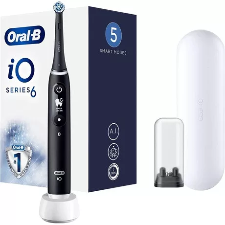 Oral-B ELEKTROMOS FOGKEFE IO6S BLACK LAVA