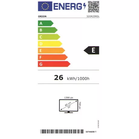Orion TV 32" HD LED 32OR25RDL