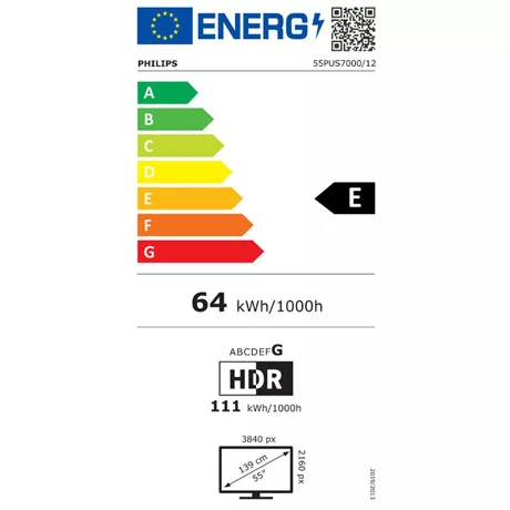 Philips UHD SMART LED TV 55PUS7000/12