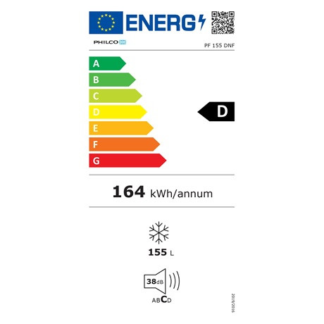 Philco FAGYASZTÓSZEKRÉNY 5 REKESZ, 155 L, NO FROST PF 155 DNF