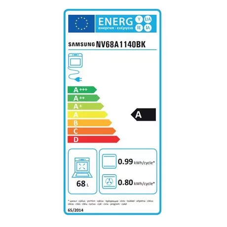 Samsung SÜTŐ BEÉPÍTHETŐ ELEKTROMOS NV68A1140BK/OL