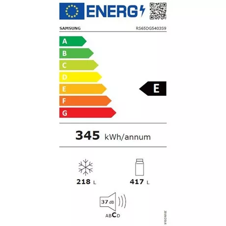 Samsung HŰTŐ SIDE BY SIDE RS65DG5403S9EO