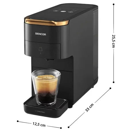 Sencor KÁVÉFŐZŐ MULTI KAPSZULÁS 3 IN 1 SCC 1000BK
