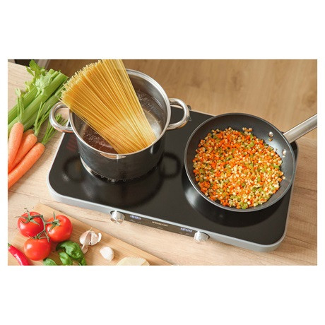 Sencor KERÁMIA FŐZŐLAP DUPLA SCP 2803BK