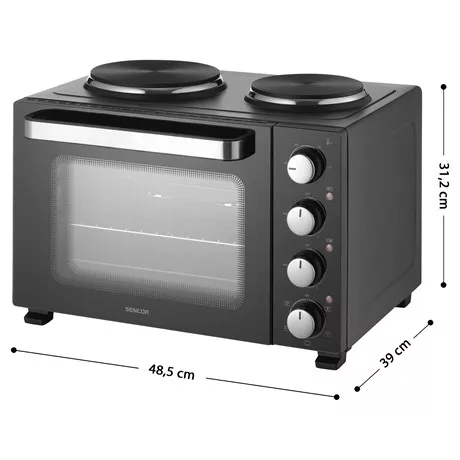 Sencor MINI SÜTŐ 28 L SEO 2800BK