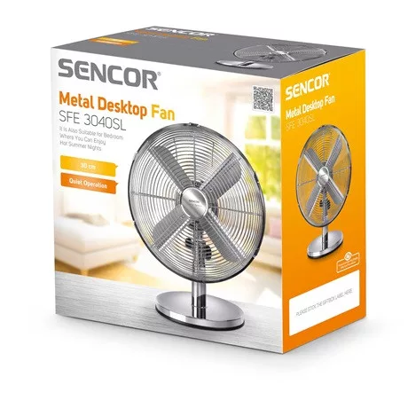 Sencor VENTILÁTOR ASZTALI, ÁTMÉRŐ 30 CM SFE 3040SL