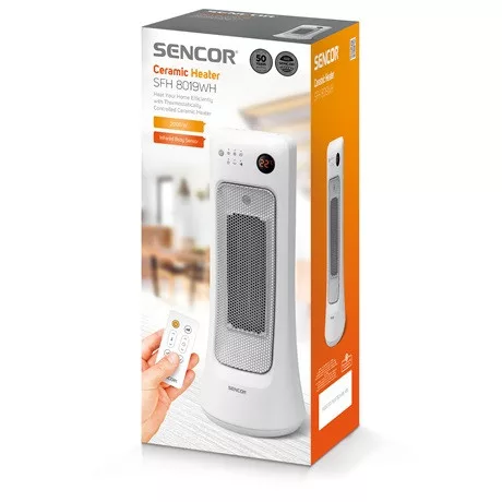 Sencor HŐSUGÁRZÓ KERÁMIA SFH 8019WH