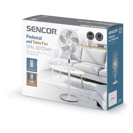 Sencor VENTILÁTOR ÁLLÓ 3IN1, 131 CM SFN 4070WH