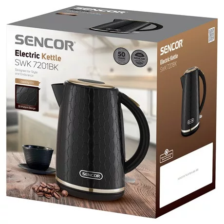 Sencor VÍZFORRALÓ 1,7 L SWK 7201BK