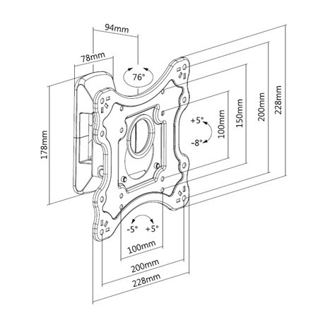 Stell FALI KONZOL DÖNTHETŐ 23-42 COLL SHO 7500