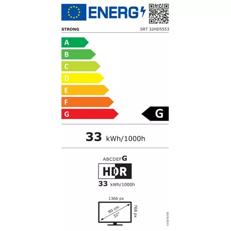 Strong TV 32" HD ANDROID SMART LED SRT32HD5553