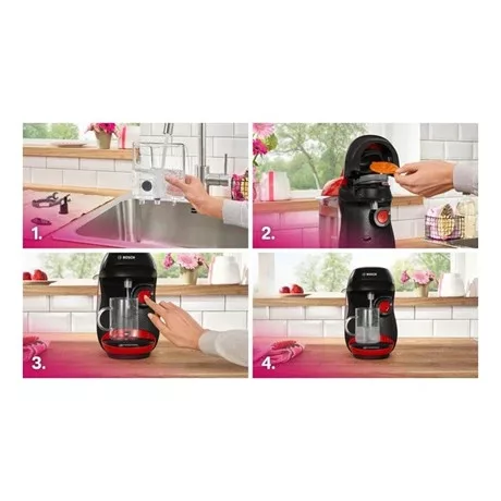 Bosch KÁVÉFŐZŐ KAPSZULÁS TASSIMO HAPPY PIROS 103E