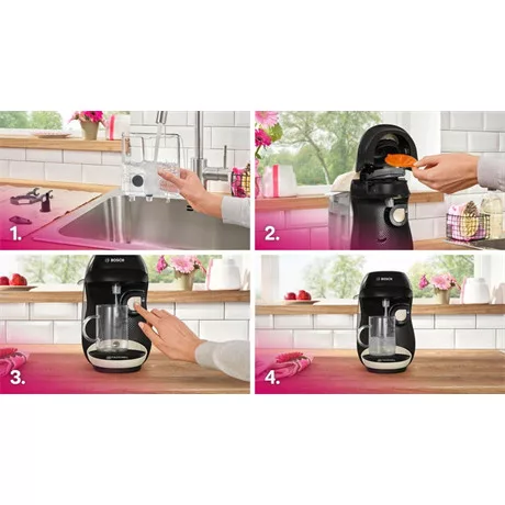 Bosch KÁVÉFŐZŐ KAPSZULÁS TASSIMO HAPPY KRÉM 107E