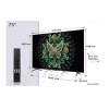 Tcl TV 75" 4K UHD MINILED QLED GOOGLE SMART 75C6K