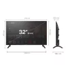 Tesla TV 32" HD GOOGLE SMART LED 32E655BHS