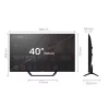 Tesla TV 40" FULL HD GOOGLE SMART LED 40E655BFS
