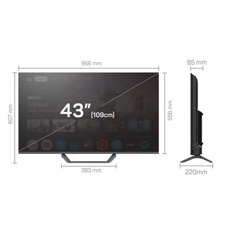 Tesla TV 43" 4K UHD QLED GOOGLE SMART Q43E655GUS