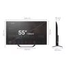 Tesla TV 55" 4K UHD QLED GOOGLE SMART Q55E655GUS