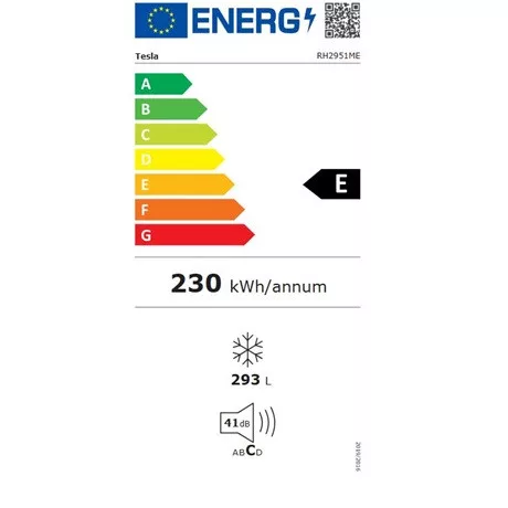 Tesla FAGYASZTÓLÁDA 290L RH2951ME