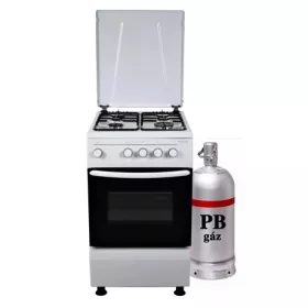   Warnex TŰZHELY GÁZ PB PALACKOS FS5401MXZW FIESTA KENT FEHÉR