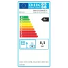 Warnex KANDALLÓ SZABADONÁLLÓ SÜTŐS CSEMPÉS 8,3 KW ROMA S 5.0