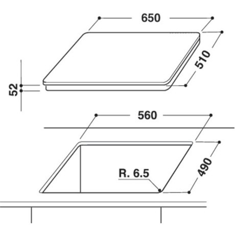 Whirlpool FŐZŐLAP BEÉPÍTHETŐ KERÁMIA AKT 8130/LX