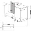 Whirlpool MOSOGATÓGÉP 14 TERÍTÉK W2F HD624 X