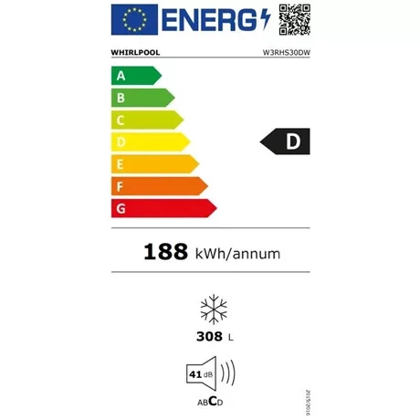 Whirlpool FAGYASZTÓLÁDA 308 L W3RHS30DW