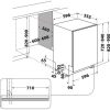 Whirlpool MOSOGATÓGÉP BEÉPÍTHETŐ 15 TERÍTÉK W7I HF60 TUS