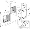 Whirlpool SÜTŐ BEÉPÍTHETŐ ELEKTROMOS W7 OS4 4S2 H BL