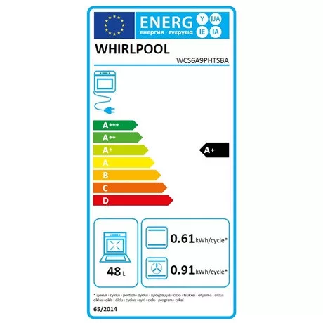 Whirlpool SÜTŐ BEÉPÍTHETŐ ELEKTROMOS WCS6A9PHTSBA