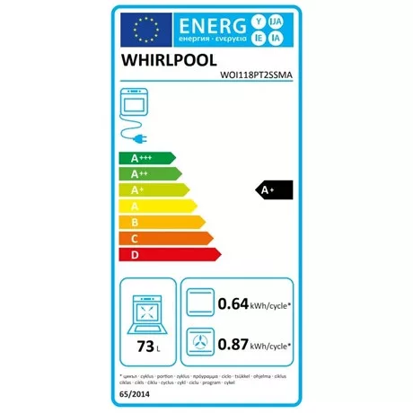 Whirlpool SÜTŐ BEÉPÍTHETŐ ELEKTROMOS WOI118PT2SSMA