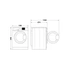 Whirlpool SZÁRÍTÓGÉP HŐSZIVATTYÚS 9 KG WP A9X WBS EE