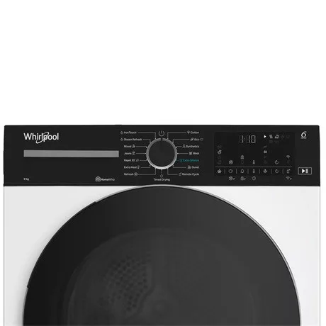 Whirlpool SZÁRÍTÓGÉP HŐSZIVATTYÚS 9 KG WP C9 WBS EE