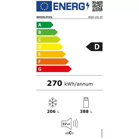 Whirlpool HŰTŐ SIDE BY SIDE WQ9 U3L EF